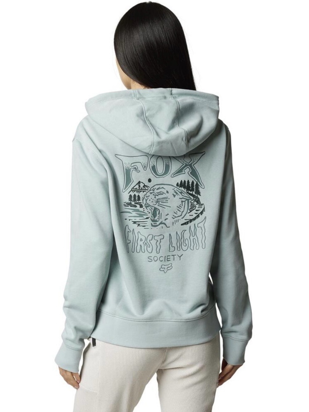 Fox Racing Womens Torerro Pullover Fleece Hoody [Gunmetal]